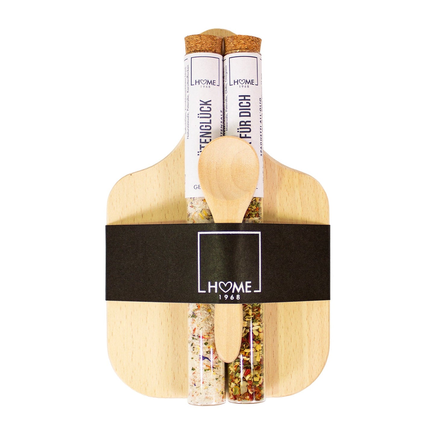 Präsent Holzbrett - Gewürze 2