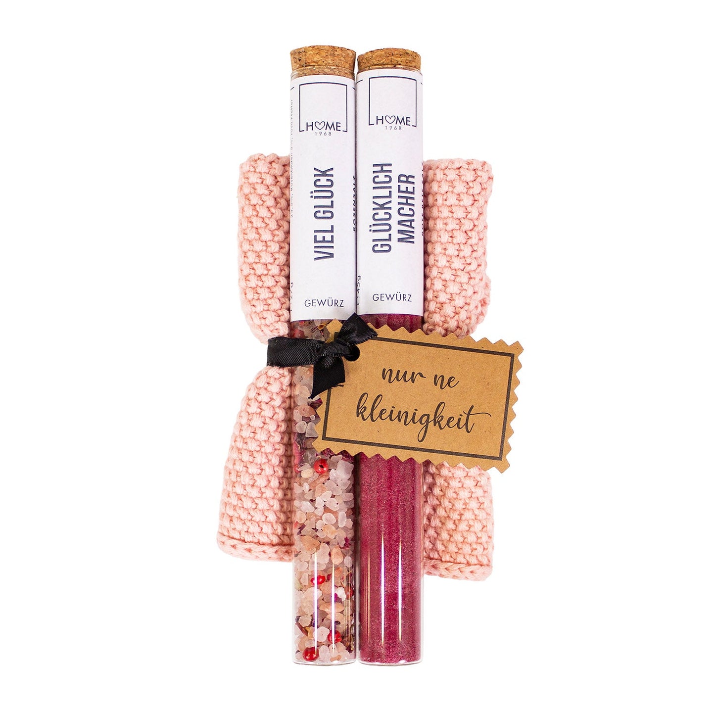 Spüllappen rosa mit Gewürzen