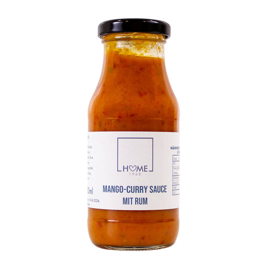 Mango-Curry Sauce mit Rum