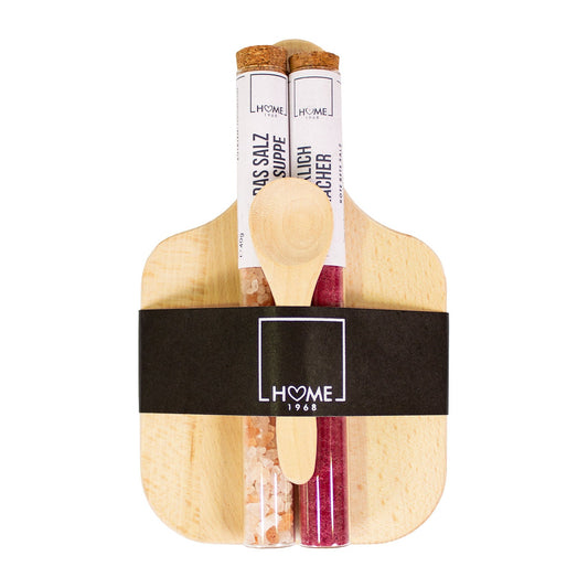 Präsent Holzbrett - Gewürze 3