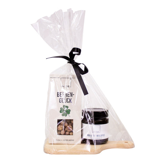 Präsent Holzbrett - Beerenglück