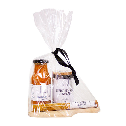 Präsent Holzbrett - Hähnchen Rub