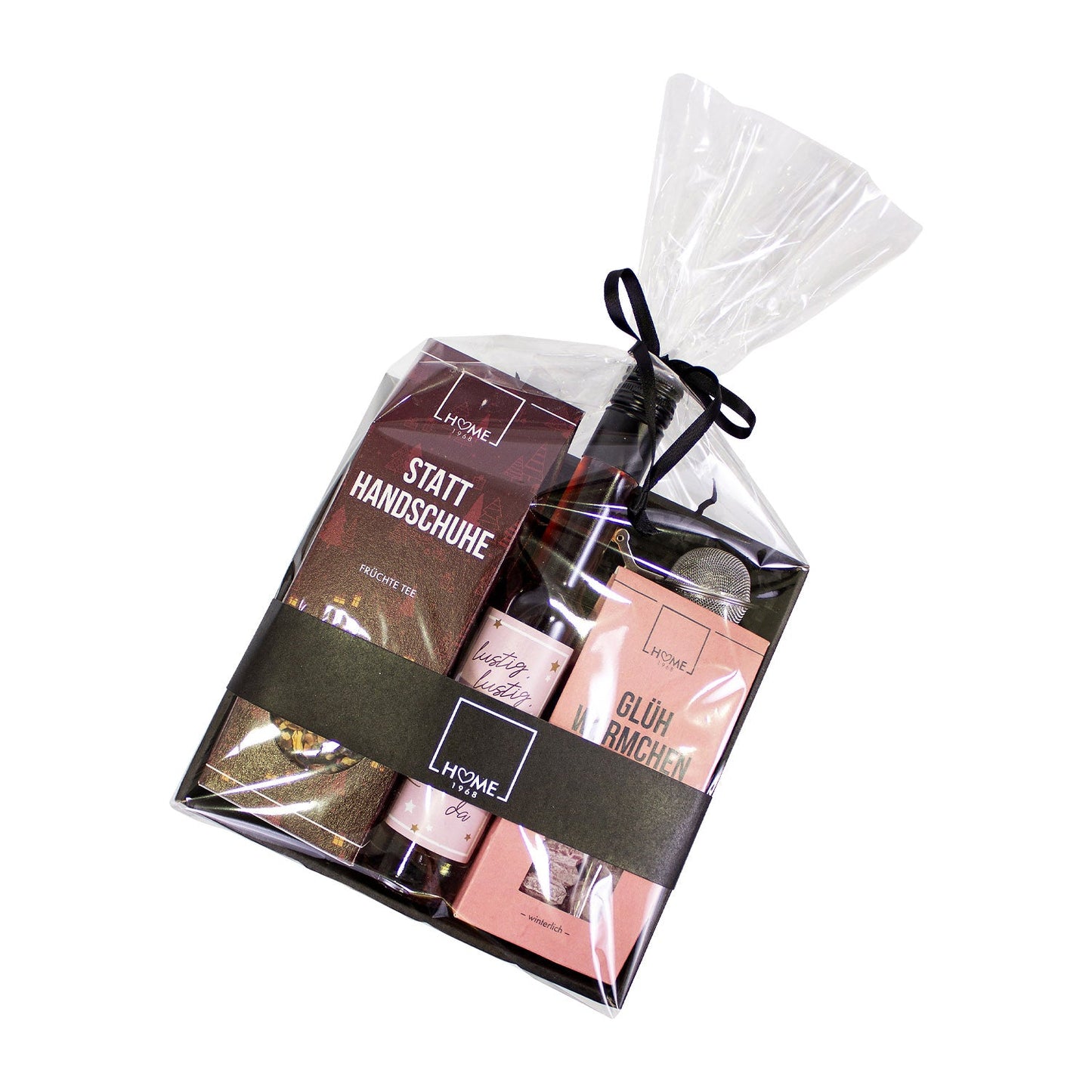 Geschenkkorb Kaminfeuer