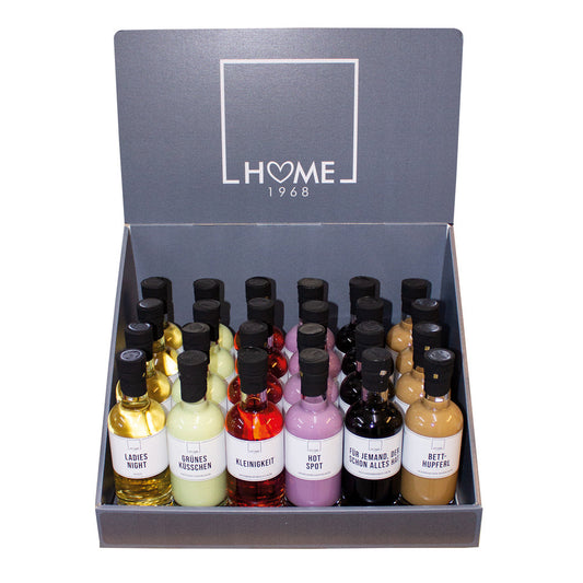 Tischdisplay Likör Auswahl