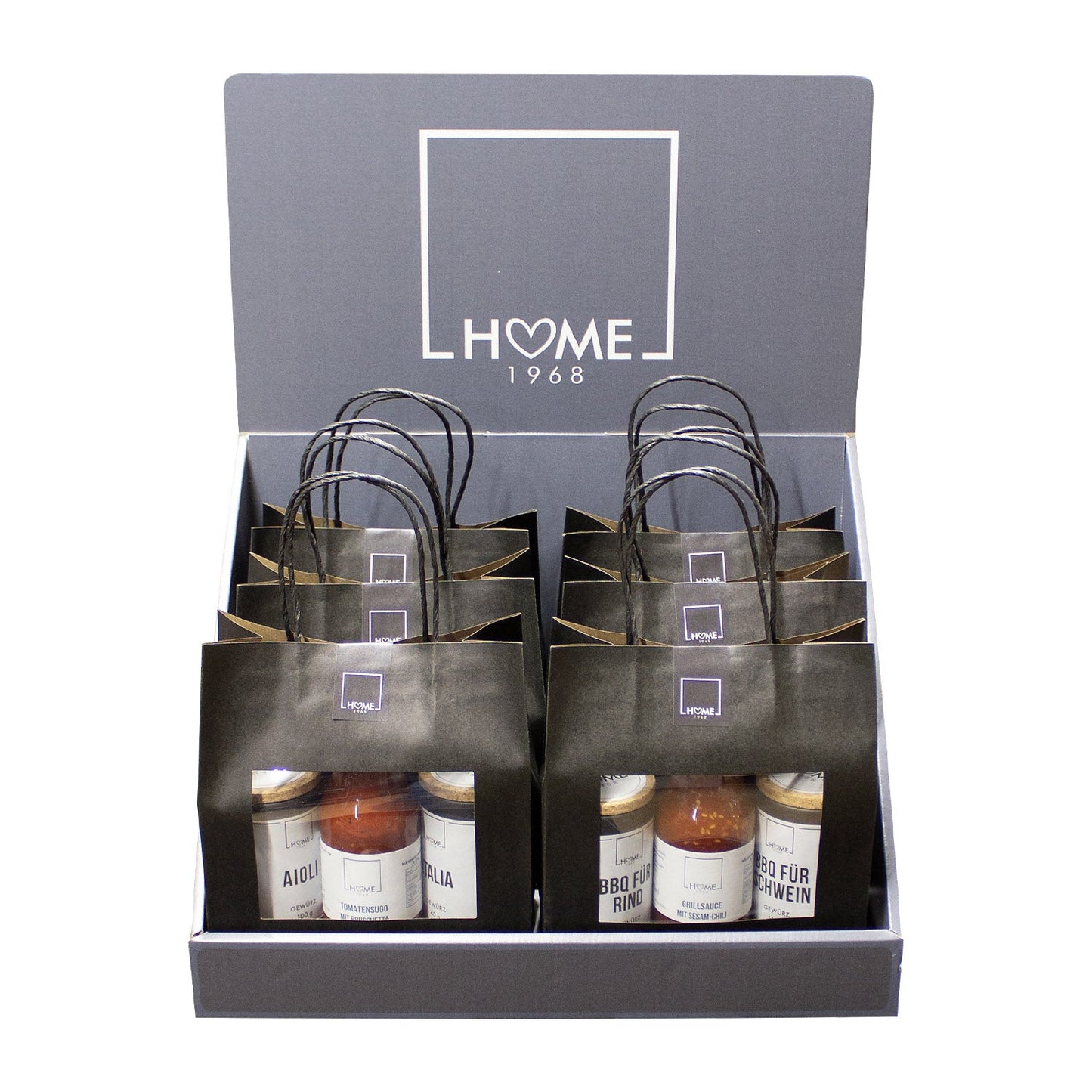 Tischdisplay Eingetütet