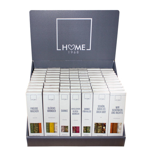 Tischdisplay Duo trifft Trio